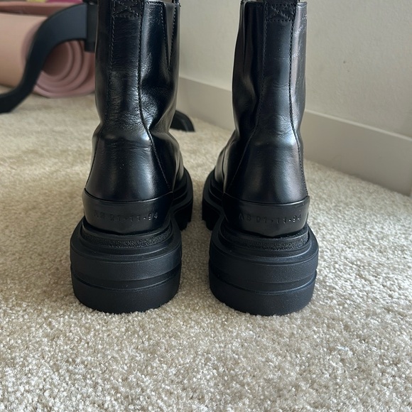 NWOT All Saints Othello Zip Boots - Picture 11 of 11